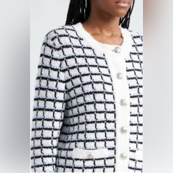 Veronica Beard Lavinge M Knit Sweater Jacket $648 - Picture 5 of 15